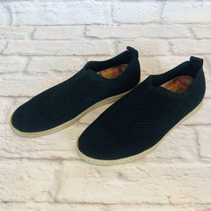 Born Antero Black Fabric Low Top Slip On Fashion Sneakers Womens Size 7 (2z9